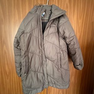 Very gently used women’s Columbia coat size XL and dark chocolate brown in color